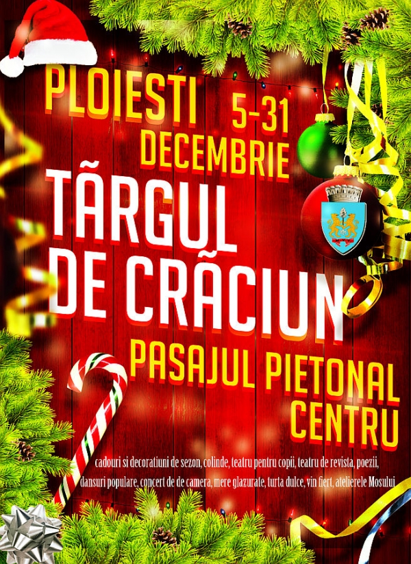 Craciun 2014 - Targul de Craciun - program 9 decembrie