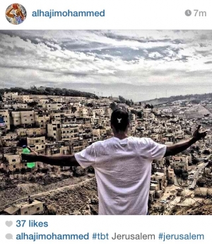 Alhaji Mohammed s-a dus ia Ierusalim. Vezi ce-a postat pe Instagram