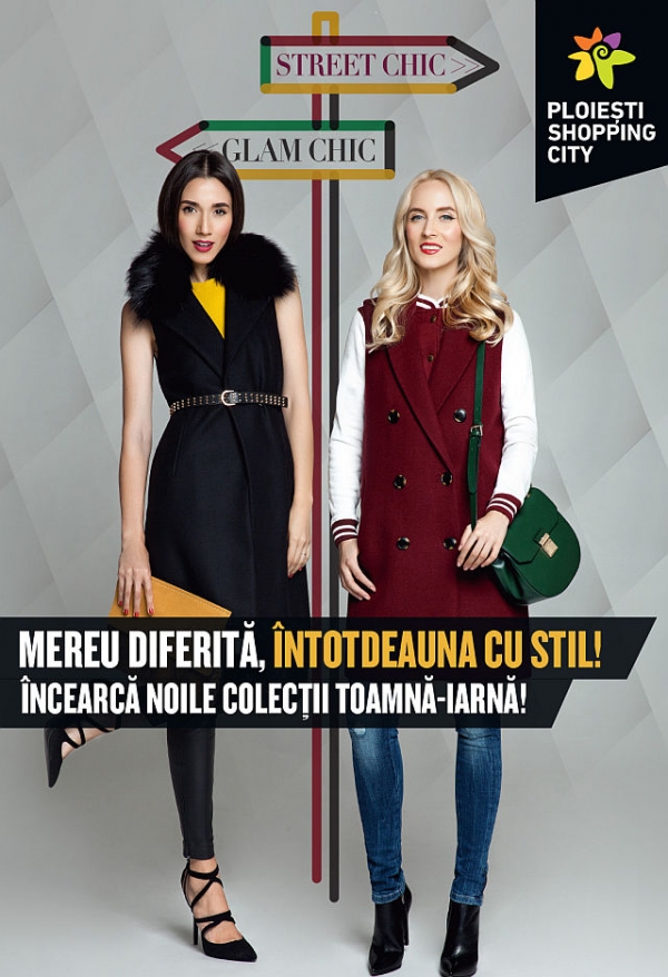 Bloggeriţele Alina Tanasă şi Diana Enciu de la Fabulous Muses sunt noua imagine Ploieşti Shopping City