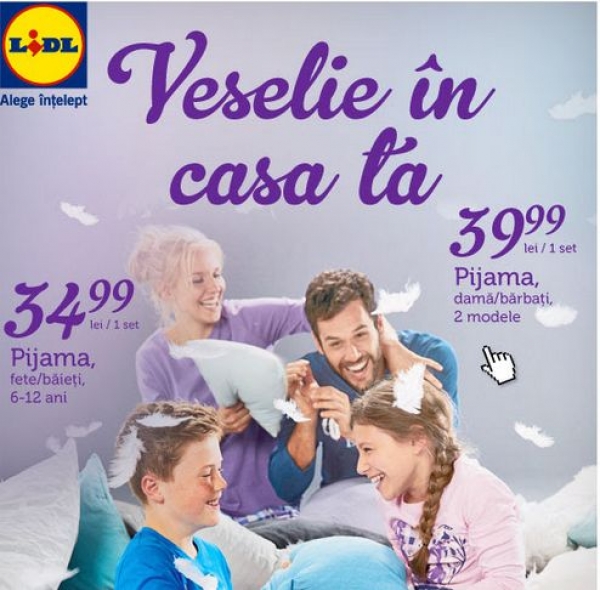 Pijamale la oferta, la Lidl Ploiesti - Foto