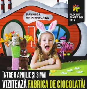 Du-te cu piciul tau la Fabrica de Ciocolată din Ploiești Shopping City