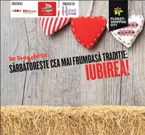 Ploiești Shopping City sărbătorește românește dragostea  de Dragobete