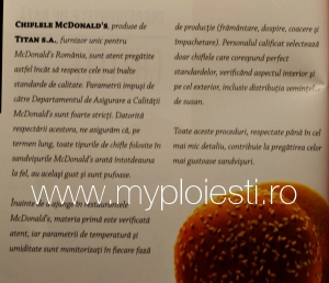 Incredibil! Exista si ingrediente ROMANESTI in produsele McDonalds! - FOTO