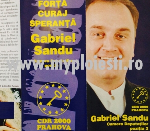 Stiai ca in anul 2000, Gabriel Sandu, acuzat in dosarul SPAGA-Microsoft, era membru CDR?