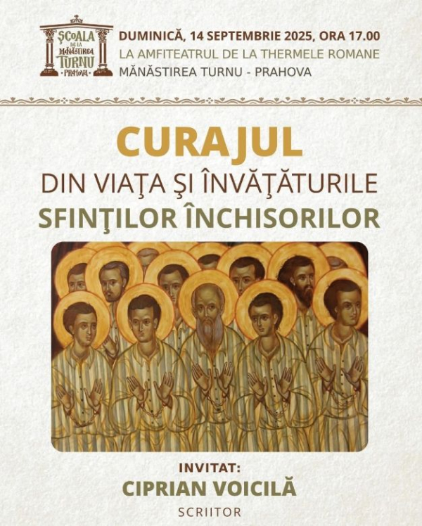 Eveniment de sărbătoarea Înălțării Sfintei Cruci la Mănăstirea Turnu de langa Ploiesti
