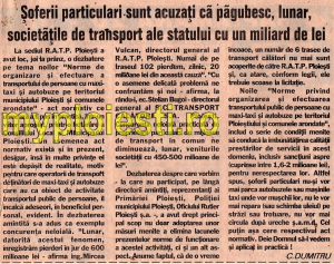 Transportul ilegal de persoane produce 1 miliard de lei paguba in Ploiesti
