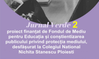 Când are loc "Jurnalul Verde 2" - Colegiul National Nichita Stanescu Ploiesti