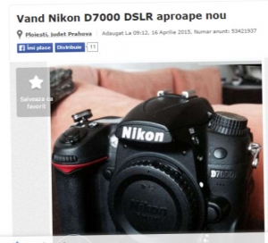 Cum verific numarul de cadre pentru un DSLR Nikon? 
