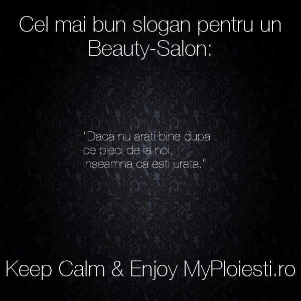 Cel mai bun slogan pentru un beauty-salon
