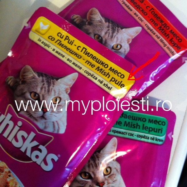 Nu lasa copiii sa se uite pe pliculetele de hrana Whiskas pentru pisici - FOTO ADULTI