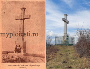 cum arăta CRUCEA DE LA BREAZA cand a fost construita