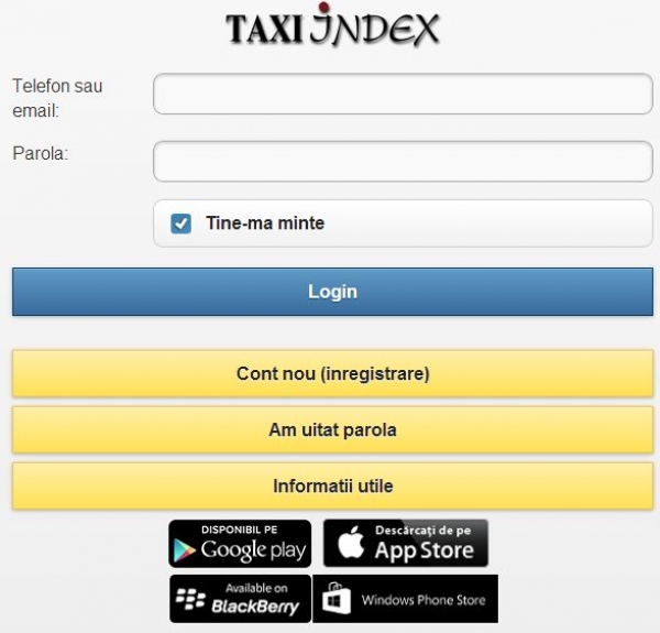 Taxi Index si-a facut aplicatie de telefon. Vezi de unde o descarci