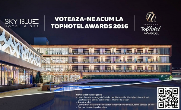 Voteaza Sky Blue Hotel in competitia celor mai bune hoteluri din Romania