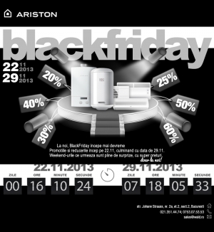 BLACK FRIDAY 2013 - Oferta ARISTON