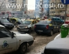 Haos de nedescris pe strada Sinaii, din cauza taximetristilor - FOTO