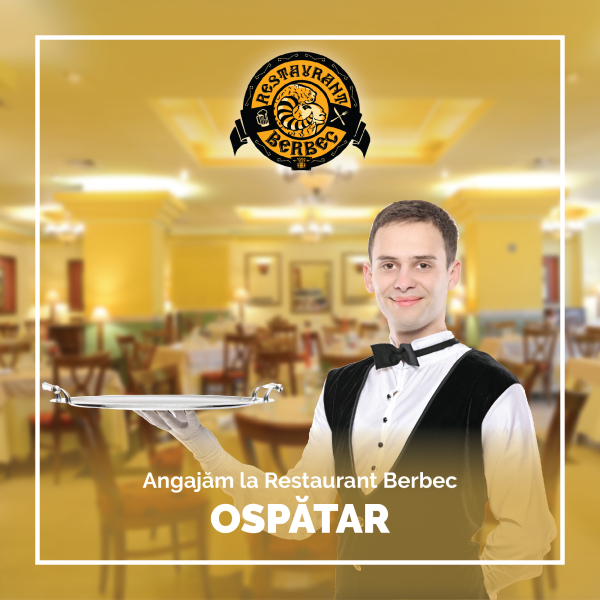 Hotel Central angajeaza pentru restaurantul Berbec