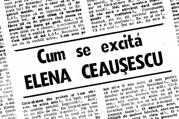 Capsula Timpului – Cum se excita Elena Ceausescu